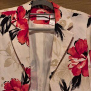 Alfred Dunner Floral Blazer Size 12